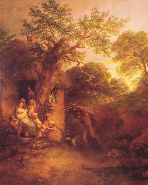 The Woodcutters' Return by Thomas Gainsborough Oil Painting
