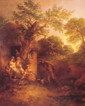 The Woodcutters' Return by Thomas Gainsborough Oil Painting