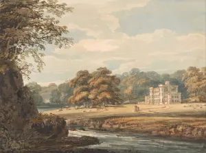 Chalfont House, Buckinghamshire by Thomas Girtin Oil Painting