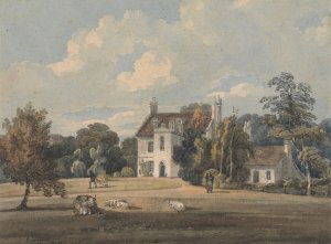 Chalfont Lodge, Buckinghamshire by Thomas Girtin Oil Painting
