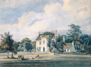 Chalfont Lodge, Buckinghamshire Oil painting by Thomas Girtin