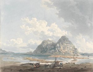 Dumbarton Rock and Castle by Thomas Girtin Oil Painting