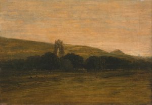 Guisborough Priory by Thomas Girtin Oil Painting