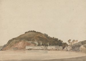 Headland on the Coast of South Devon, possibly Shaldon by Thomas Girtin Oil Painting