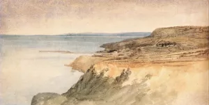 Lyme Regis, Dorset Oil painting by Thomas Girtin