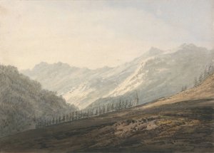 Near Sterzing, Tyrol by Thomas Girtin Oil Painting