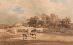 Ripon Minster, Yorkshire by Thomas Girtin Oil Painting