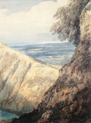 The Dorset Coast Oil painting by Thomas Girtin