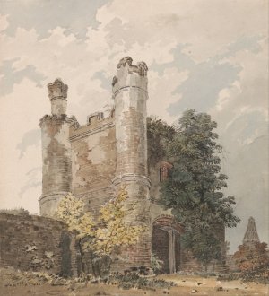 Tolleshunt-Beckingham, Essex by Thomas Girtin Oil Painting