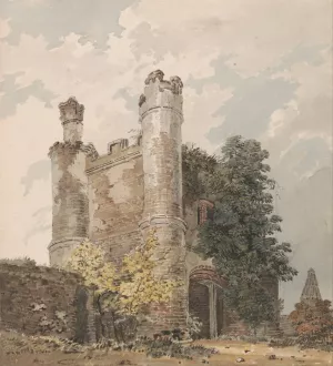 Tolleshunt-Beckingham, Essex by Thomas Girtin Oil Painting