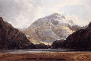 View Near Beddgelert Oil painting by Thomas Girtin