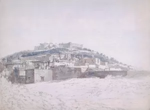View of Monte Casino after J.R.Cozens painting by Thomas Girtin
