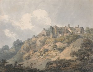 View of Winchelsea, Sussex by Thomas Girtin Oil Painting