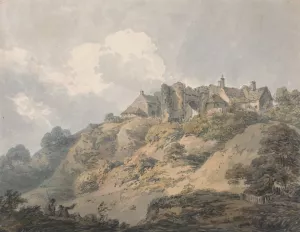 View of Winchelsea, Sussex by Thomas Girtin Oil Painting