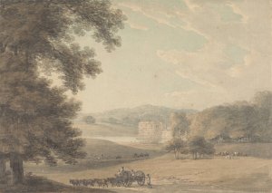 Leeds Castle, Kent by Thomas Hearne Oil Painting