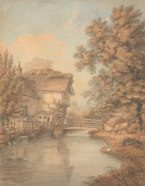 The Cheesecake House, Hyde Park by Thomas Hearne Oil Painting