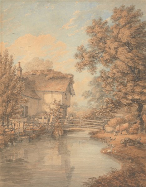 Main Product Photo of The Cheesecake House, Hyde Park  Painting by Thomas Hearne