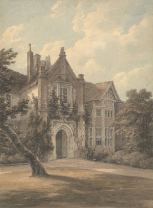 The Lecture House, Watford by Thomas Hearne Oil Painting