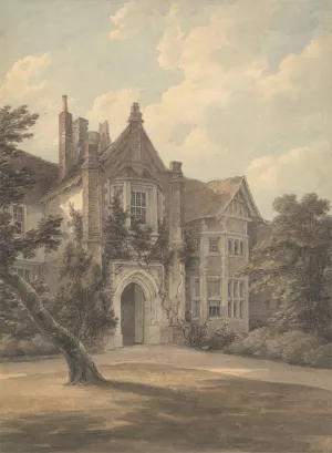 The Lecture House, Watford by Thomas Hearne Oil Painting