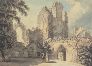 The Ruins of Leiston Abbey by Thomas Hearne Oil Painting