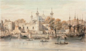 The Tower of London by Thomas Hearne Oil Painting