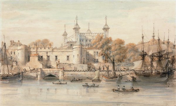 Main Product Photo of The Tower of London  Painting by Thomas Hearne
