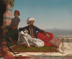Bayard Taylor by Thomas Hicks Oil Painting