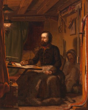 Elisha Kent Kane by Thomas Hicks Oil Painting