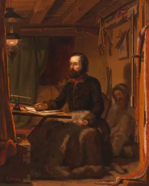 Elisha Kent Kane by Thomas Hicks Oil Painting