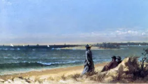Great Egg Harbor by Thomas Hicks - Oil Painting Reproduction