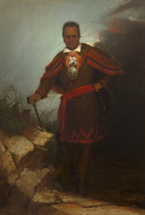 Red Jacket by Thomas Hicks Oil Painting