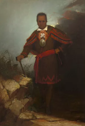 Red Jacket by Thomas Hicks Oil Painting