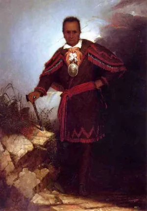 Red Jacket by Thomas Hicks - Oil Painting Reproduction