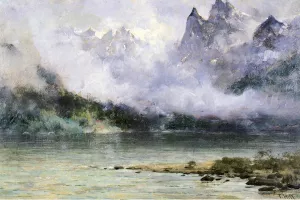 Alaska Scene Near Juneau painting by Thomas Hill