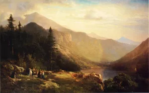 An Artist's View of Mt. Lafayette painting by Thomas Hill