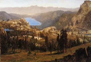 Donnner Lake by Thomas Hill - Oil Painting Reproduction