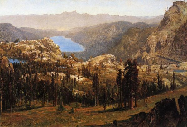 Main Product Photo of Donnner Lake Painting by Thomas Hill