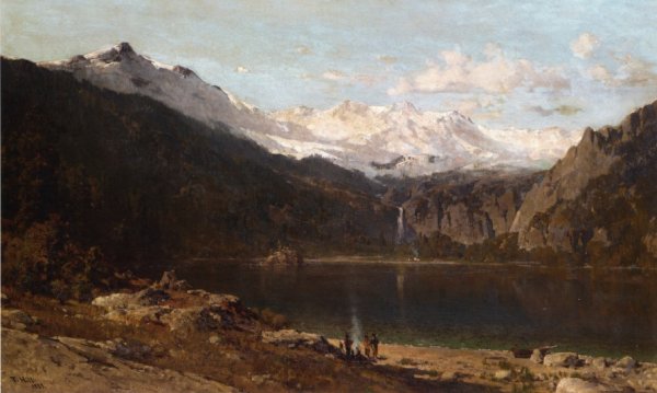 Main Product Photo of Emerald Bay, Lake Tahoe Painting by Thomas Hill