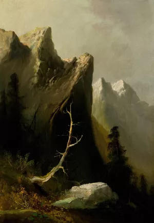 Indian Rock, Blue Mountains by Thomas Hill Oil Painting