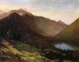 Mount Lafayette, Franconia Notch, New Hampshire by Thomas Hill Oil Painting