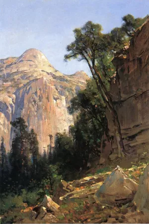 North Dome, Yosemite Valley painting by Thomas Hill