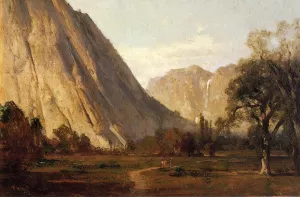Piute Indians, Yosemite Oil painting by Thomas Hill