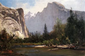 Royal Arches and Half Dome, Yosemite by Thomas Hill Oil Painting