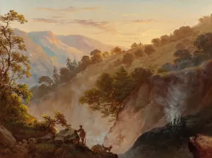 The Geysers, Sonoma, California by Thomas Hill Oil Painting