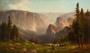 Yosemite by Thomas Hill Oil Painting