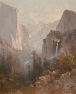 Yosemite by Thomas Hill Oil Painting