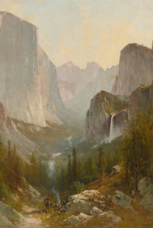Yosemite Valley by Thomas Hill Oil Painting