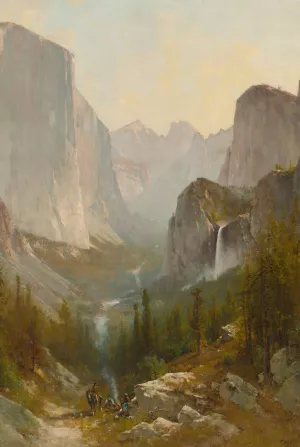 Yosemite Valley by Thomas Hill Oil Painting