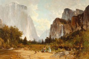 Yosemite Valley by Thomas Hill Oil Painting