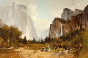 Yosemite Valley by Thomas Hill Oil Painting